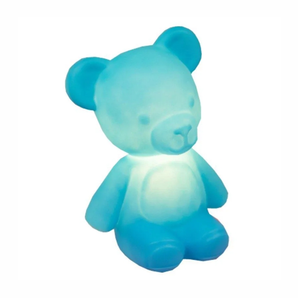 Luminária Plástica Urso Azul 